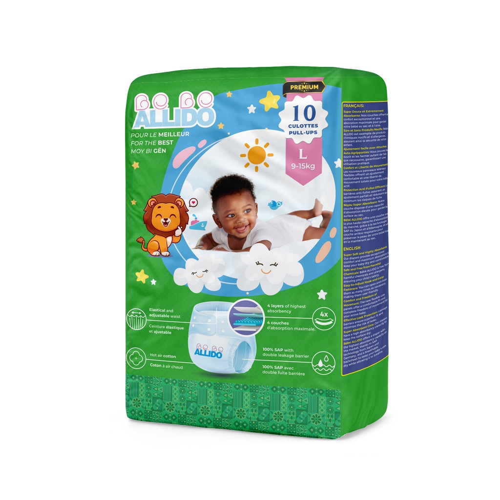 Taille 2 Couches Bébé Premium 4-9 Kg